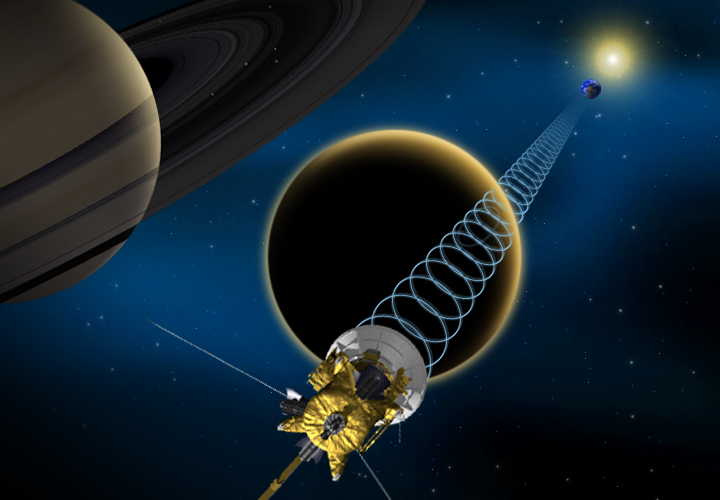 NASA Probe Flying by Huge Saturn Moon Titan Today